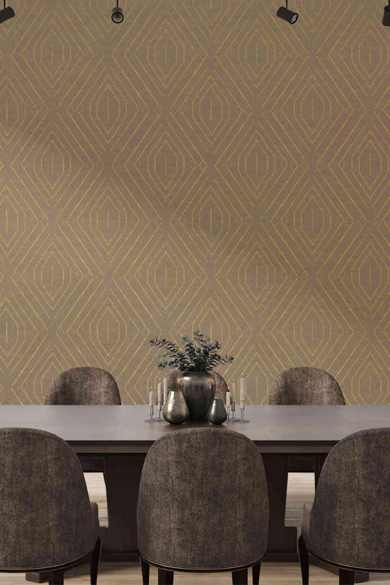Urban Jewel Rhinestone Fabric Wallcovering
