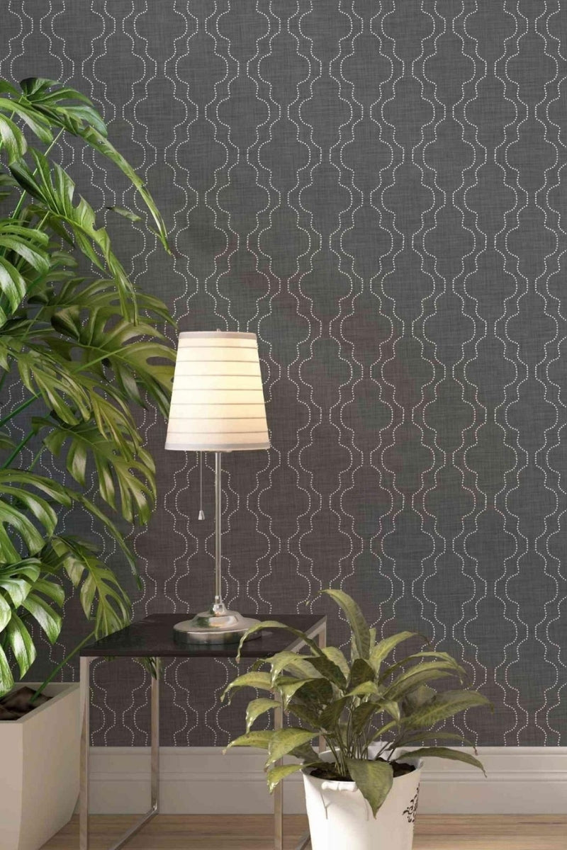Atmosphere Rhinestone Fabric Wallcovering