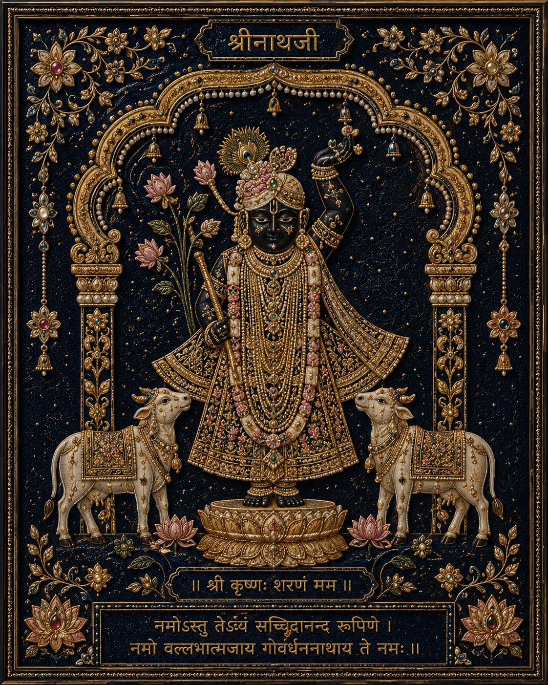 Handmade Shreenathji Embroidery