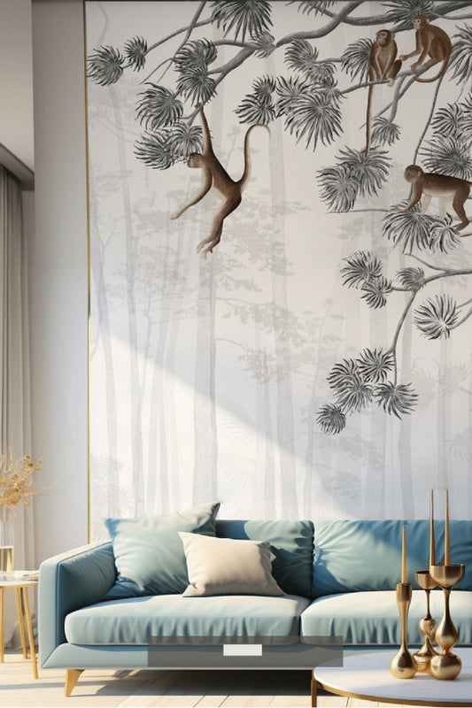 Kapi Fabric Wallpaper
