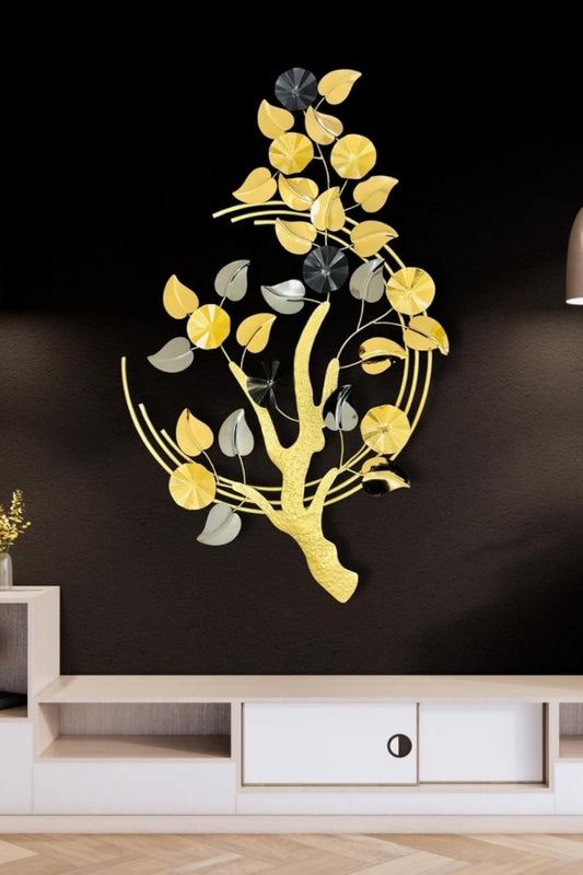 The Gilded Grove High-Quality Metal Multicolor Wall Art