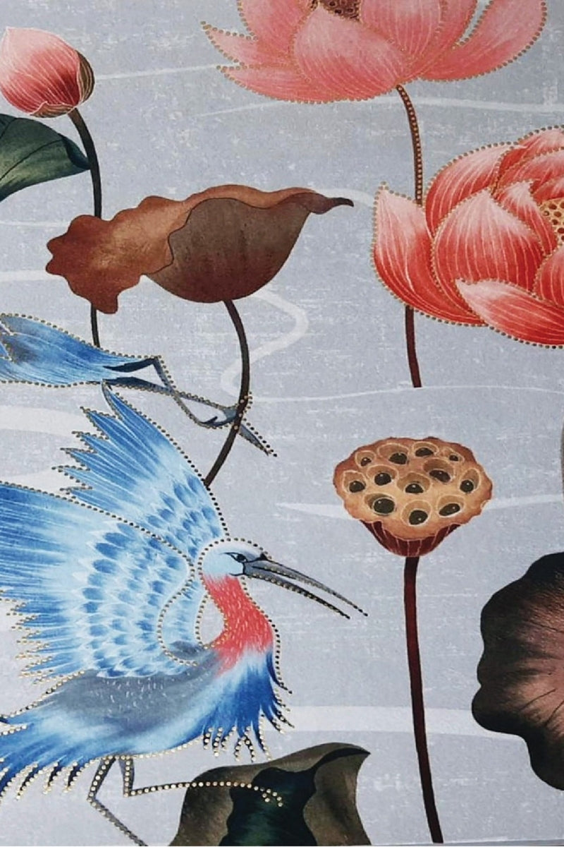 Lilipad Fabric Wallpaper