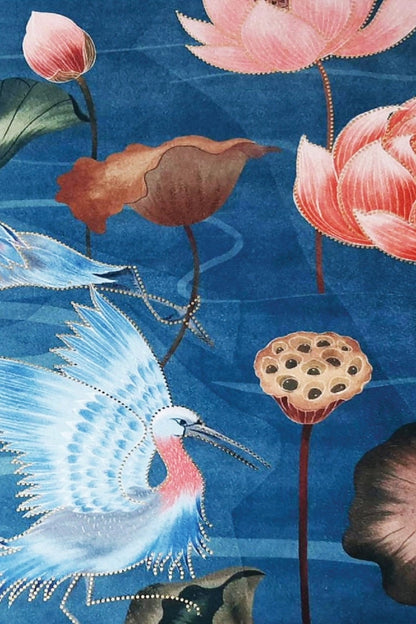 Lilipad Fabric Wallpaper