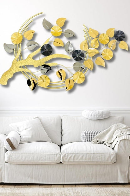 The Gilded Grove High-Quality Metal Multicolor Wall Art