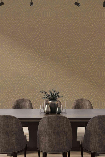 Urban Jewel Rhinestone Fabric Wallcovering
