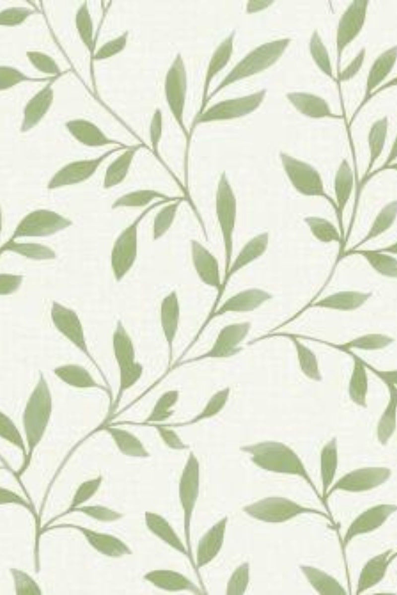 Sage Meadow Sprigs Wallpaper