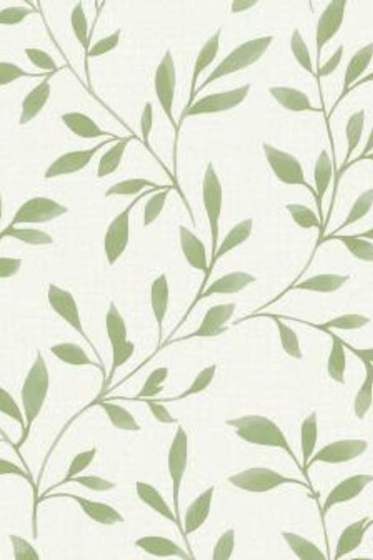 Sage Meadow Sprigs Wallpaper