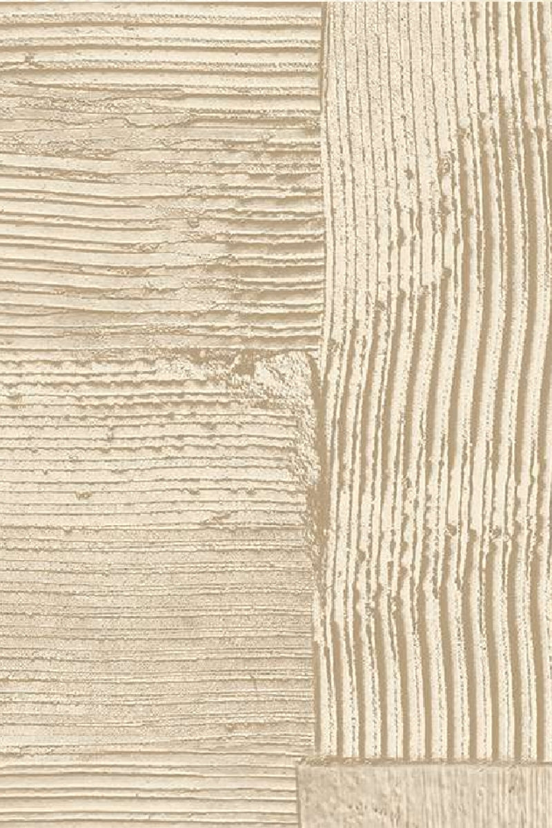 Ivory Timber Grid Wallpaper