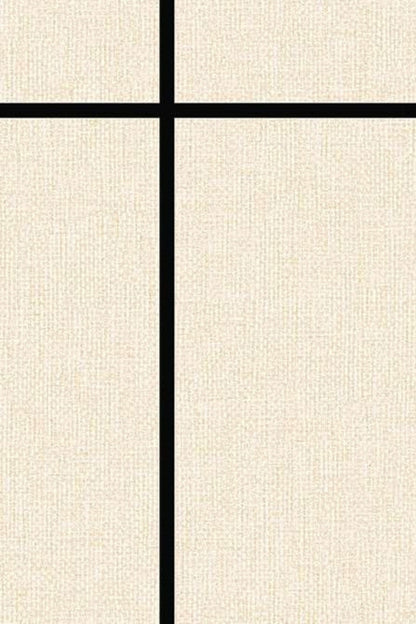 Golden Frame Linen Wallpaper