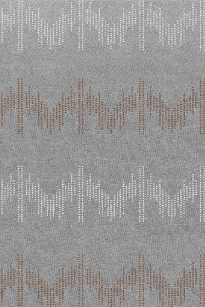 Sheen Grey Rhinestone Fabric Wallcovening