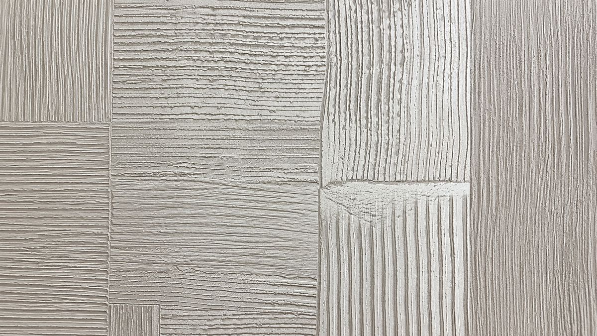 Ivory Timber Grid Wallpaper