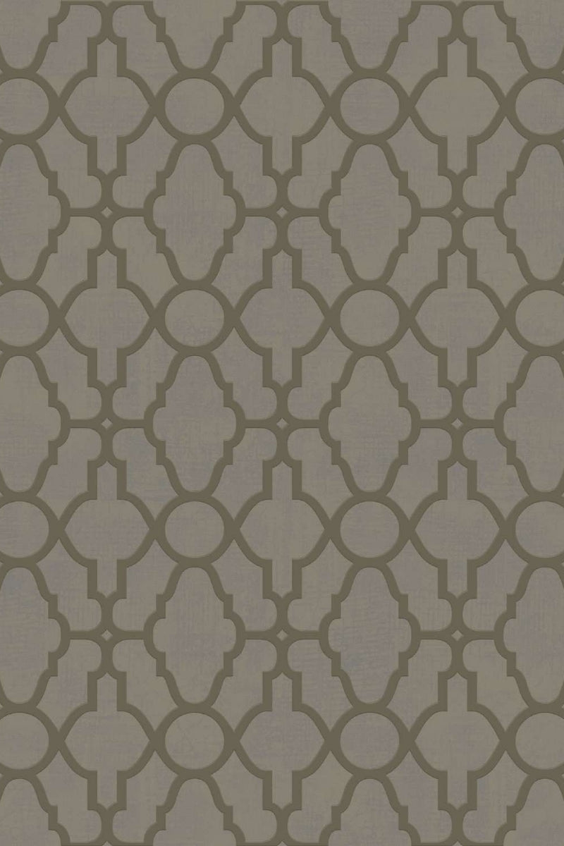 Midnight Lattice Luxe Wallpaper