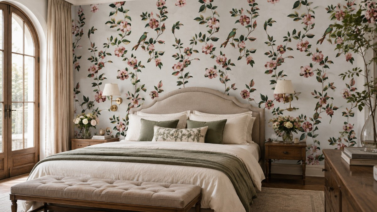Hummingbird Garden Wallpaper