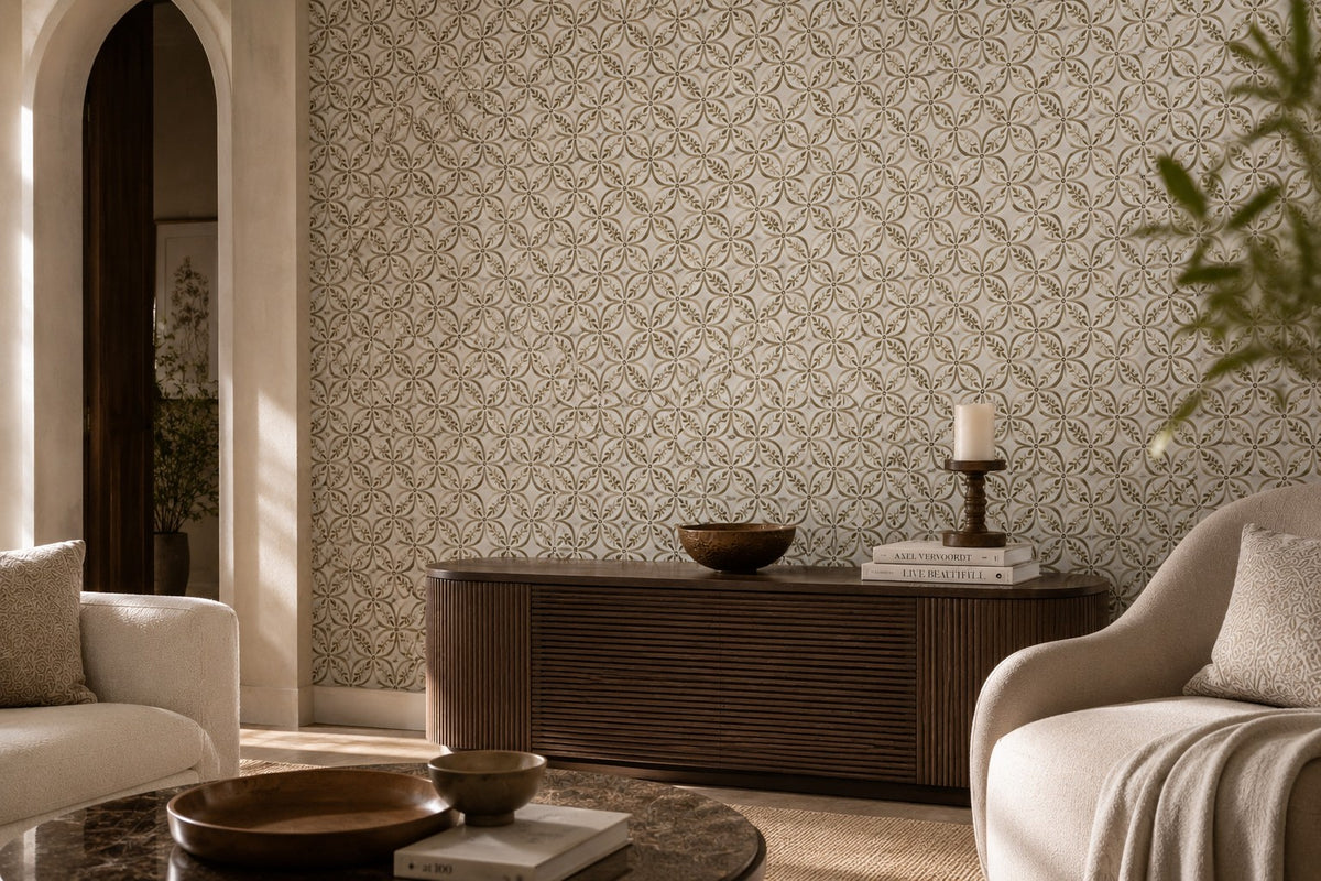 Boho Fern Wallpaper