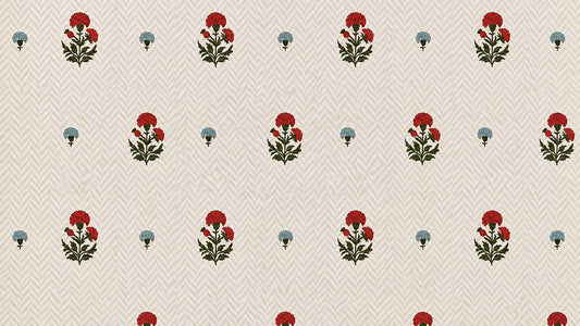 Petite Blossom Trellis Wallpaper