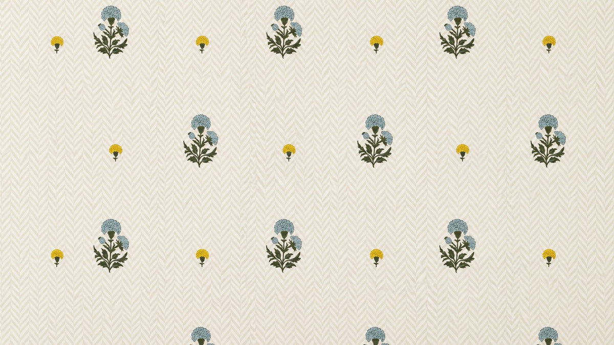 Petite Blossom Trellis Wallpaper