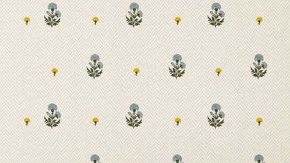 Petite Blossom Trellis Wallpaper