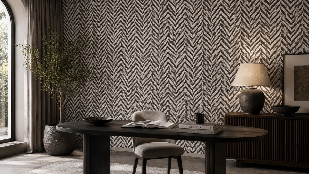 Herringbone Wallpaper
