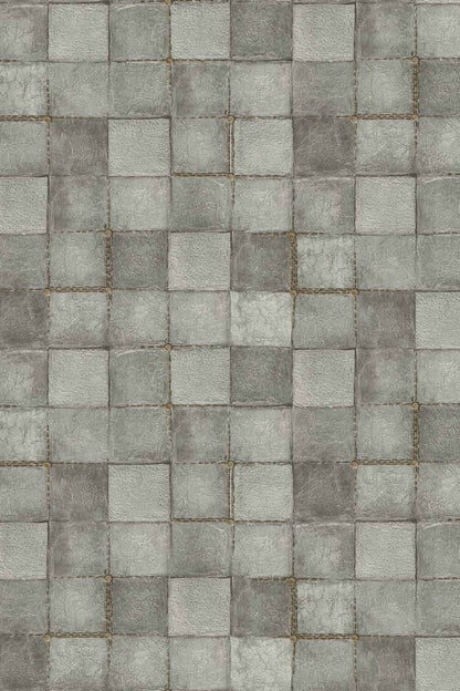 Urban Stone Grid Wallpaper