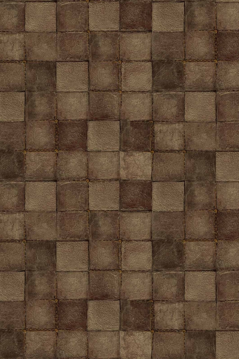 Urban Stone Grid Wallpaper