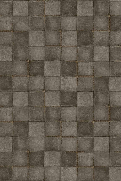 Urban Stone Grid Wallpaper