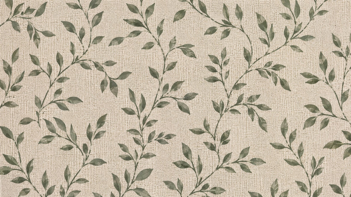Sage Meadow Sprigs Wallpaper