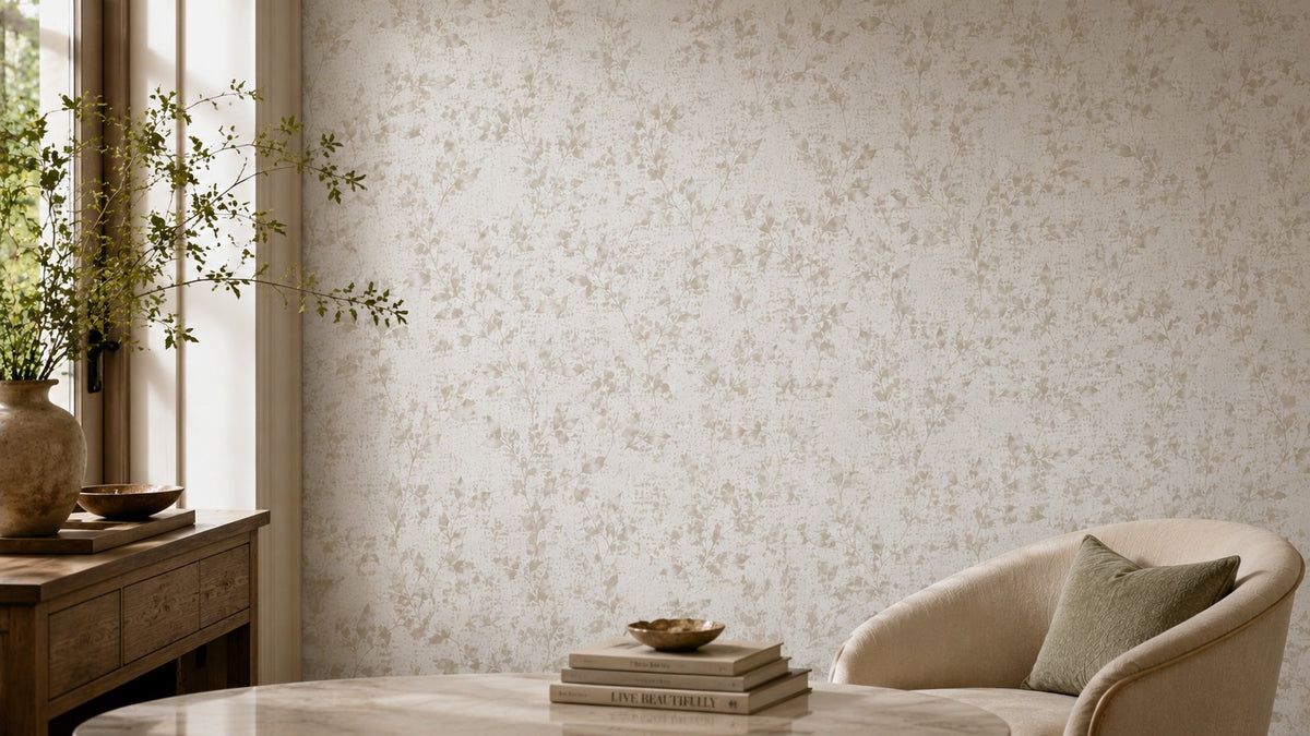 Sage Meadow Sprigs Wallpaper