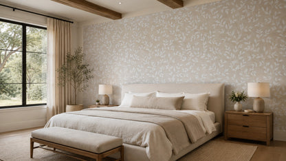 Sage Meadow Sprigs Wallpaper