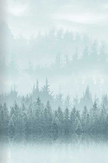 Misty Forest Horizon Wallpaper