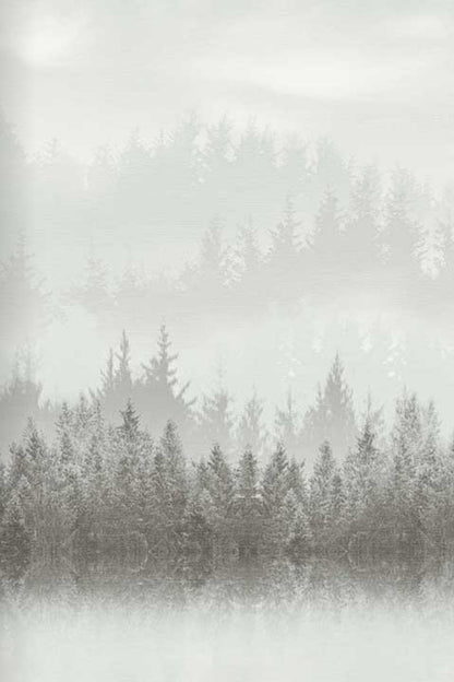 Misty Forest Horizon Wallpaper
