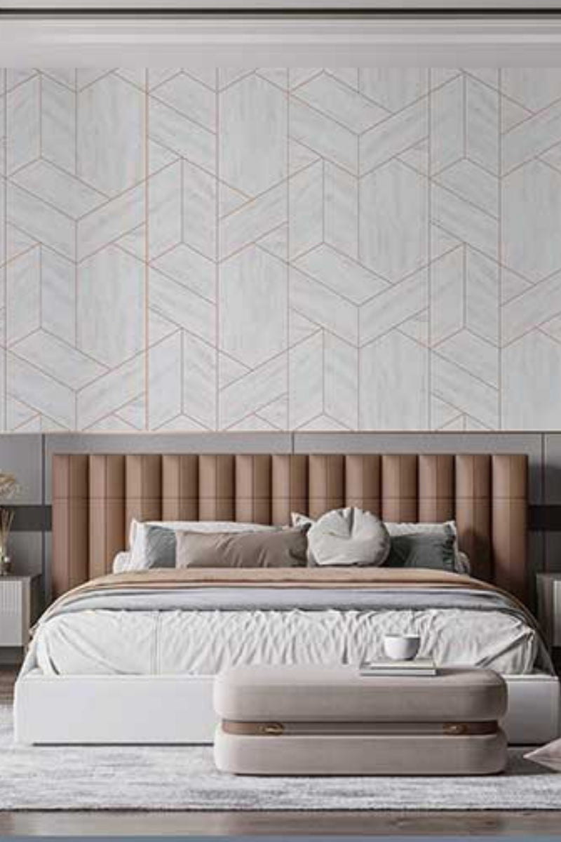 Geometric Parquet Wallpaper