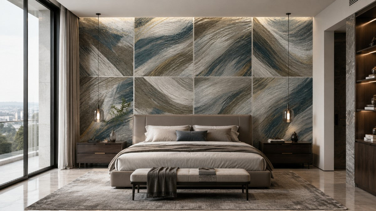 Brush Mosaic Wallpaper